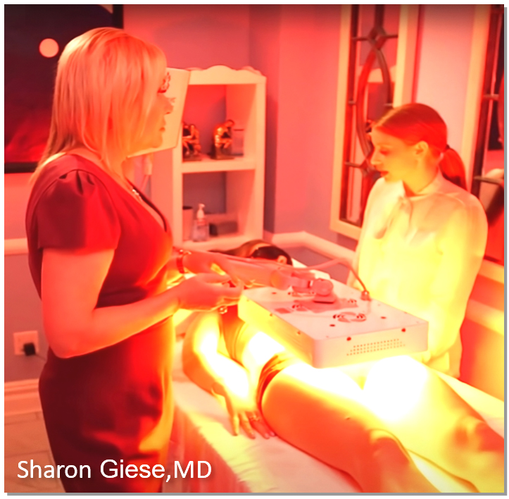 Dr. Sharon Giese demonstrating UltraSlim
